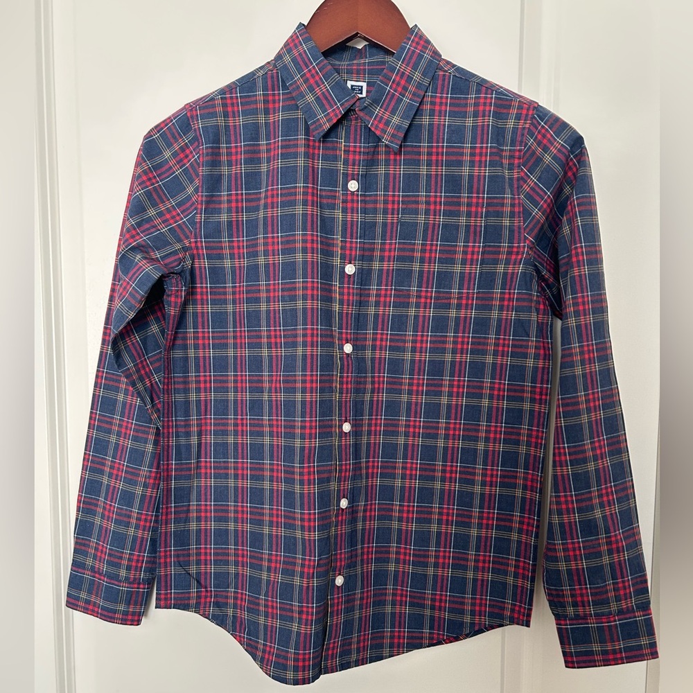 Boys Janie and Jack Button Down Shirt Size M